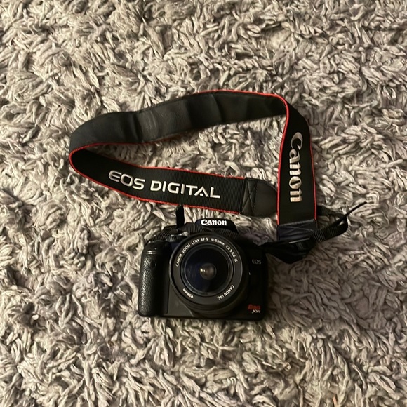 Cannon Camera with Lens and Case